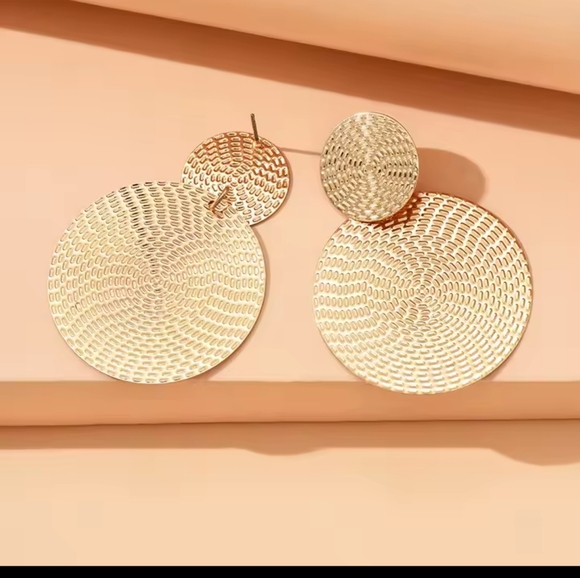 Earrings Bohemian Geometric Round Women's New f27 - Picture 2 of 3